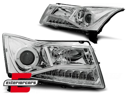 Prednja svjetla LED Angel Eyes (chrome), LPCT03