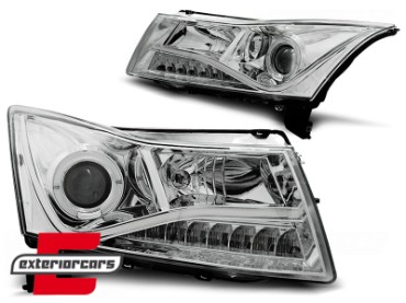 Prednja svjetla LED Angel Eyes (chrome), LPCT03