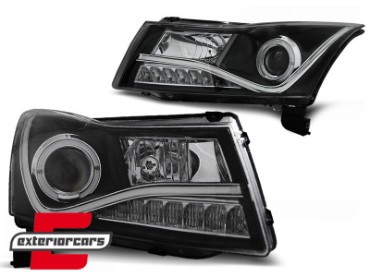 Prednja svjetla LED Angel Eyes (crna), LPCT04