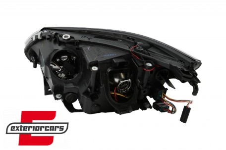 Prednja svjetla LED Angel Eyes LCI look (crna) / BMW serije 5 E60 E61 (2003-2007), LPBME3