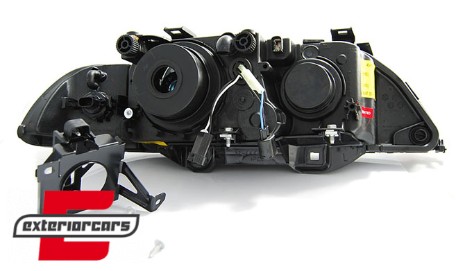 Prednja svjetla LED Angel Eyes Xenon (crna) / BMW serije 5 E39 (09.1995-06.2003), LPBME2
