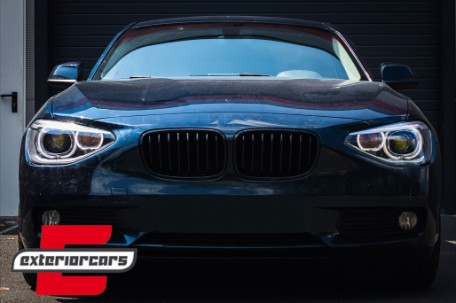 Prednja svjetla LED Angel Eyes Xenon look (crna) / BMW serije 1 F20 F21 (06.2011-03.2015), LPBMG7