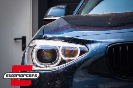 Prednja svjetla LED Angel Eyes Xenon look (crna) / BMW serije 1 F20 F21 (06.2011-03.2015), LPBMG7