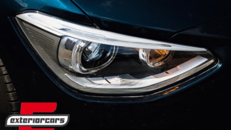 Prednja svjetla LED Angel Eyes Xenon look (crna) / BMW serije 1 F20 F21 (06.2011-03.2015), LPBMG7