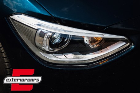 Prednja svjetla LED Angel Eyes Xenon look (crna) / BMW serije 1 F20 F21 (06.2011-03.2015), LPBMG7