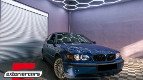 Prednja svjetla LED Angel Eyes Xenon look (crna) / BMW serije 3 E46 Facelift limuzina karavan (2001-2005), LPBMG3