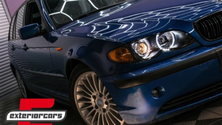 Prednja svjetla LED Angel Eyes Xenon look (crna) / BMW serije 3 E46 Facelift limuzina karavan (2001-2005), LPBMG3