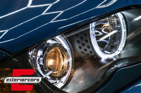 Prednja svjetla LED Angel Eyes Xenon look (crna) / BMW serije 3 E46 Facelift limuzina karavan (2001-2005), LPBMG3
