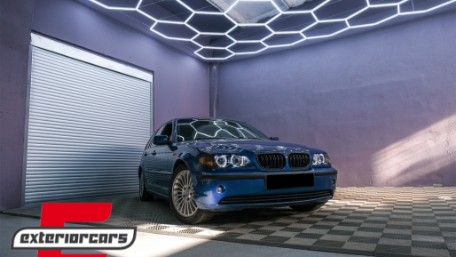 Prednja svjetla LED Angel Eyes Xenon look (crna) / BMW serije 3 E46 Facelift limuzina karavan (2001-2005), LPBMG3