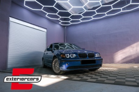 Prednja svjetla LED Angel Eyes Xenon look (crna) / BMW serije 3 E46 Facelift limuzina karavan (2001-2005), LPBMG3