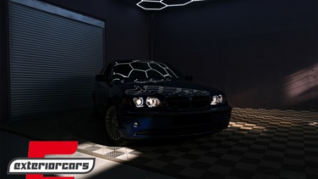 Prednja svjetla LED Angel Eyes Xenon look (crna) / BMW serije 3 E46 Facelift limuzina karavan (2001-2005), LPBMG3