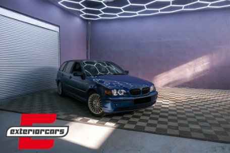 Prednja svjetla LED Angel Eyes Xenon look (crna) / BMW serije 3 E46 Facelift limuzina karavan (2001-2005), LPBMG3