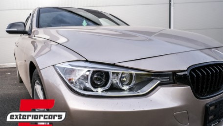 Prednja svjetla LED Angel Eyes Xenon look (crna) / BMW serije 3 F30 F31 limuzina karavan (10.2011-05.2015), LPBMH1