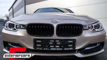 Prednja svjetla LED Angel Eyes Xenon look (crna) / BMW serije 3 F30 F31 limuzina karavan (10.2011-05.2015), LPBMH1