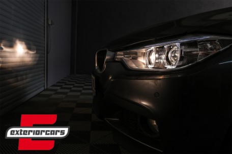 Prednja svjetla LED Angel Eyes Xenon look (crna) / BMW serije 3 F30 F31 limuzina karavan (10.2011-05.2015), LPBMH1