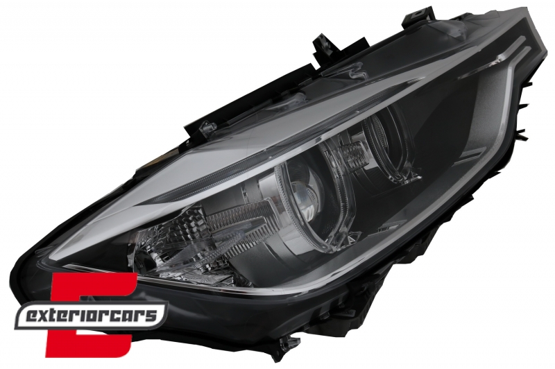 Prednja svjetla LED Angel Eyes Xenon look (crna) / BMW serije 3 F30 F31 limuzina karavan (10.2011-05.2015), LPBMH1