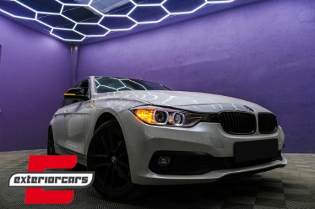 Prednja svjetla LED Angel Eyes Xenon look (crna) / BMW serije 3 F30 F31 limuzina karavan (10.2011-05.2015), LPBMH1