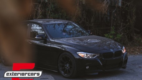 Prednja svjetla LED Angel Eyes Xenon look (crna) / BMW serije 3 F30 F31 limuzina karavan (10.2011-05.2015), LPBMH1