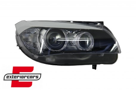 Prednja svjetla LED Angel Eyes Xenon look (crna) / BMW X1 E84 (2009-2012), LPBME0
