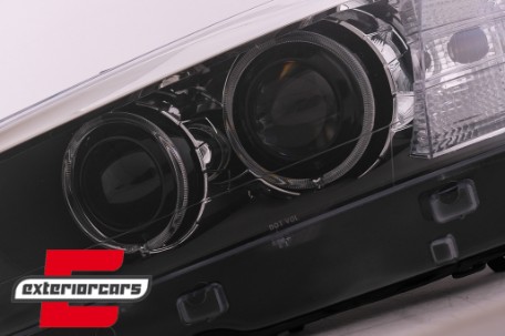 Prednja svjetla LED Angel Eyes Xenon look (crna) / BMW X3 F25 SUV (2010-2014), LPBMJ6
