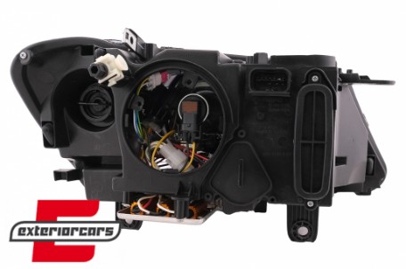 Prednja svjetla LED Angel Eyes Xenon look (crna) / BMW X3 F25 SUV (2010-2014), LPBMJ6