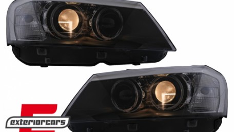 Prednja svjetla LED Angel Eyes Xenon look (crna) / BMW X3 F25 SUV (2010-2014), LPBMJ6
