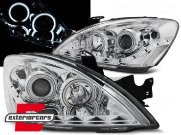 Prednja svjetla LED DayLight CCFL Angel Eyes (chrome) / Mitsubishi Lancer 7 (2004-2007), LPMI18