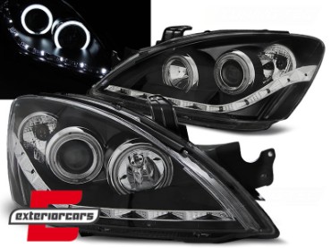 Prednja svjetla LED DayLight CCFL Angel Eyes (crna) / Mitsubishi Lancer 7 (2004-2007), LPMI19