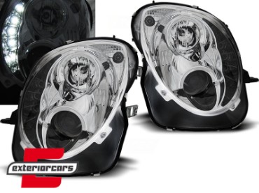 Prednja svjetla LED DayLight (chrome) / Alfa Romeo Mito (2008-2019), LPAR05