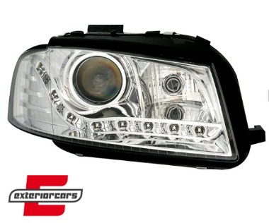Prednja svjetla LED DayLight (chrome) / Audi A3 8P 8PA (2003-2008), LPAU23