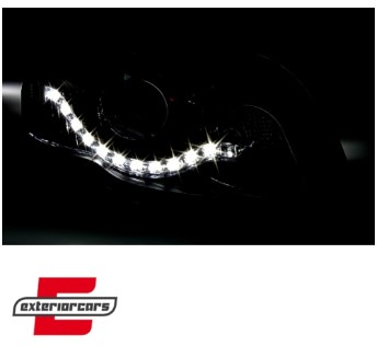 Prednja svjetla LED DayLight (chrome) / Audi A3 8P 8PA (2003-2008), LPAU53
