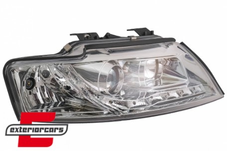 Prednja svjetla LED DayLight (chrome) / Audi A4 Cabrio B6 (2002-2006), LPAUF3
