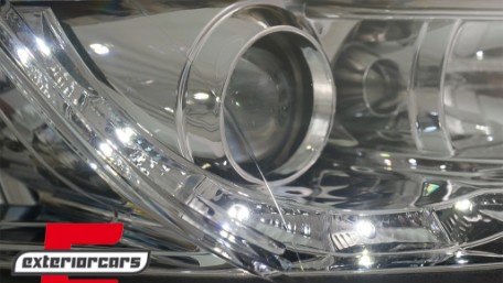 Prednja svjetla LED DayLight (chrome) / Audi A4 Cabrio B6 (2002-2006), LPAUF3