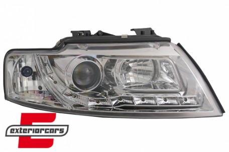 Prednja svjetla LED DayLight (chrome) / Audi A4 Cabrio B6 (2002-2006), LPAUF3