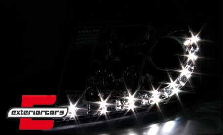 Prednja svjetla LED DayLight (chrome) / Audi TT (1999-2006), LPAU49