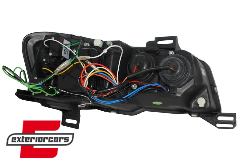 Prednja svjetla LED DayLight (chrome) / Fiat Stilo 3p (2001-2008), LPFI11