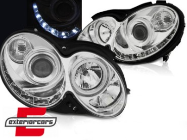 Prednja svjetla LED DayLight (chrome) / MERCEDES CLK W209 (2003-2010), LPMEA5