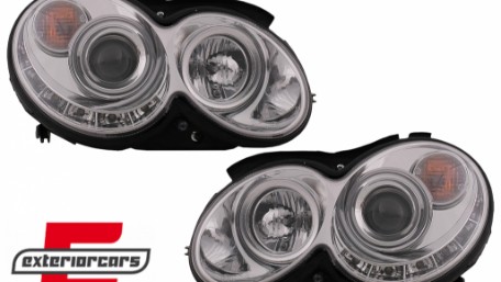 Prednja svjetla LED DayLight (chrome) / MERCEDES CLK W209 (2003-2010), LPMEA5