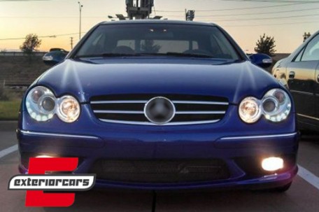 Prednja svjetla LED DayLight (chrome) / MERCEDES CLK W209 (2003-2010), LPMEA5