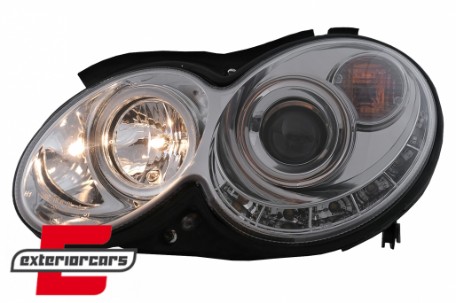 Prednja svjetla LED DayLight (chrome) / MERCEDES CLK W209 (2003-2010), LPMEA5