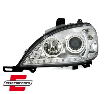 Prednja svjetla LED DayLight (chrome) / Mercedes ML-klasa W163 (03.1998-08.2001), LPME53