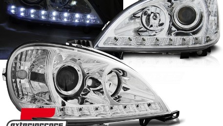 Prednja svjetla LED DayLight (chrome) / Mercedes ML-klasa W163 (03.1998-08.2001), LPME99