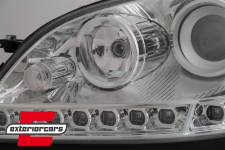 Prednja svjetla LED DayLight (chrome) / Mercedes ML-klasa W164 (2005-2007), LPME63
