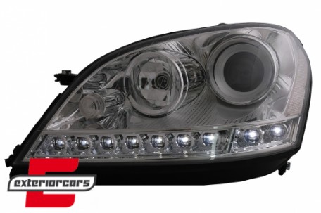 Prednja svjetla LED DayLight (chrome) / Mercedes ML-klasa W164 (2005-2007), LPME63