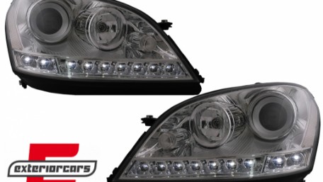 Prednja svjetla LED DayLight (chrome) / Mercedes ML-klasa W164 (2005-2007), LPME63