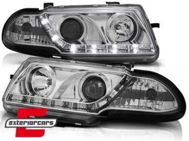 Prednja svjetla LED DayLight (chrome) / Opel Astra F (1991-1994), LPOP59