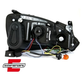 Prednja svjetla LED DayLight (chrome) / Opel Corsa C (2000-2006), LPOP43