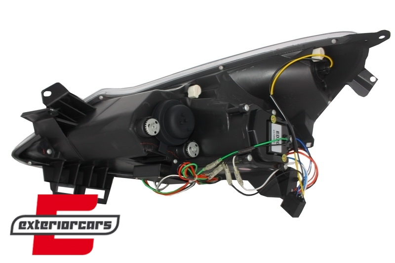 Prednja svjetla LED DayLight (chrome) / Opel Corsa D (2006-2011), LPOP49