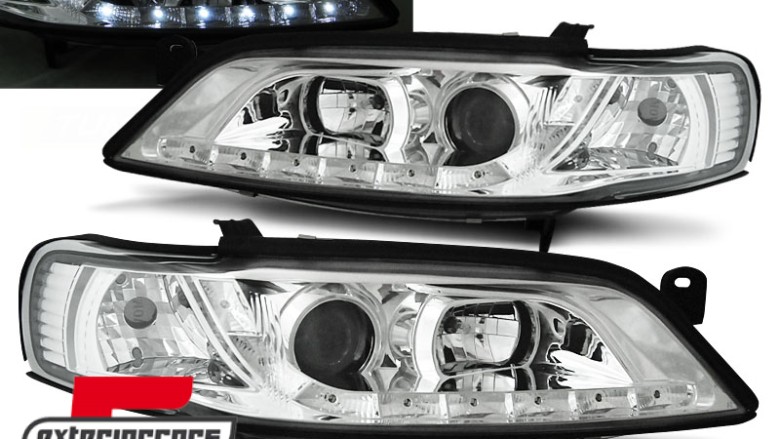Prednja svjetla LED DayLight (chrome) / Opel Vectra B (1995-12.1998), LPOP15