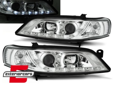 Prednja svjetla LED DayLight (chrome) / Opel Vectra B (1995-12.1998), LPOP15